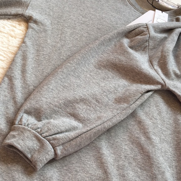 Highline Collective grey sweatshirt dress XS - Picture 4 of 7